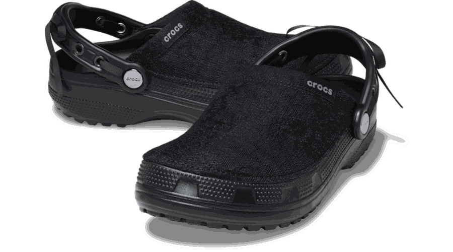Crafted Lace Sabots Unisex Black 38 - Crocs - Modalova