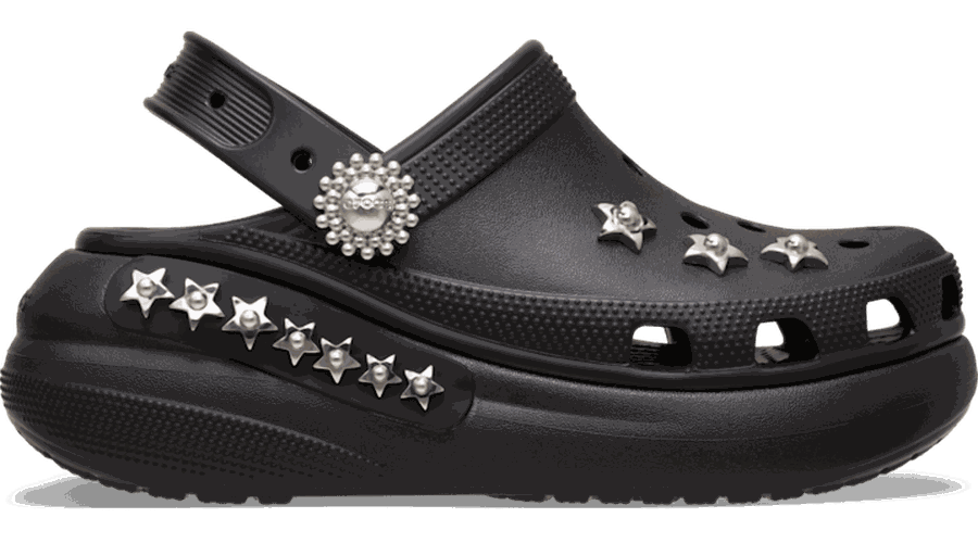 Crush Metal Minis Sabots Unisex Black 33 - Crocs - Modalova