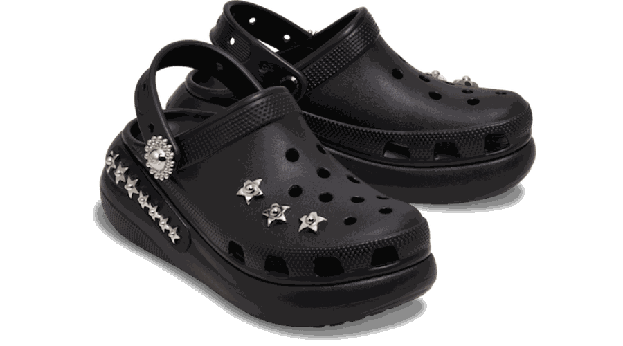 Crush Metal Minis Sabots Unisex Black 33 - Crocs - Modalova
