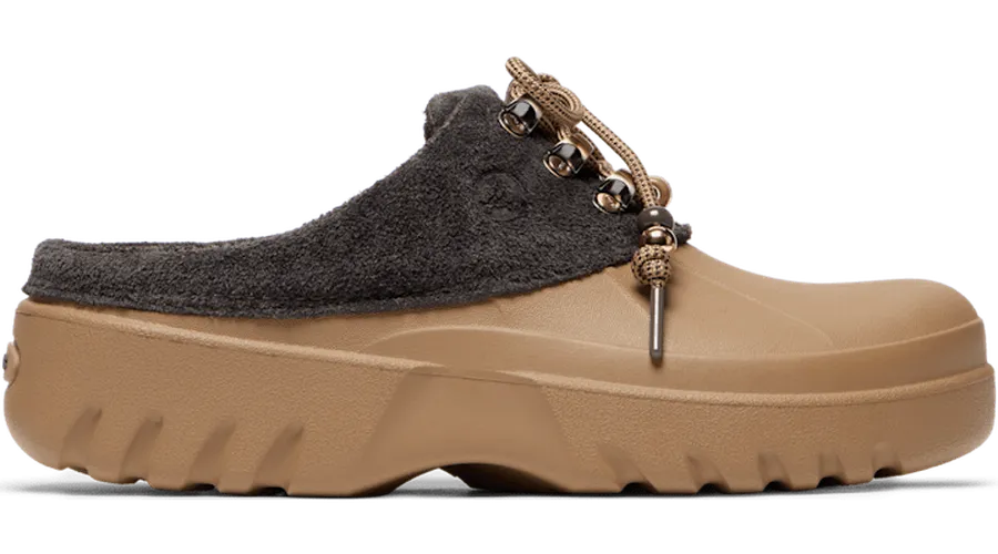 Crocs Axle Suede Mule Sabots s Sepia/Dark Cocoa 34 - Crocs FR Feed New - Modalova