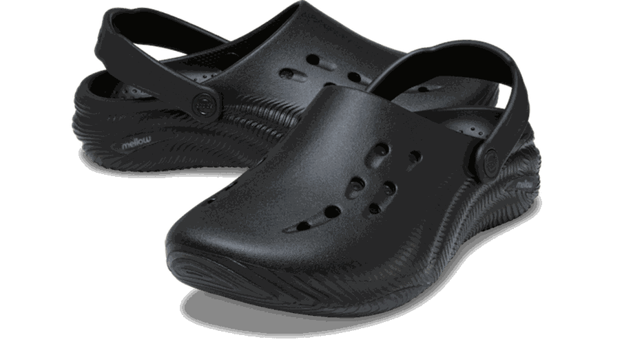 Mellow 2 Recovery Sabots Unisex Black/Carbon 33 - Crocs - Modalova