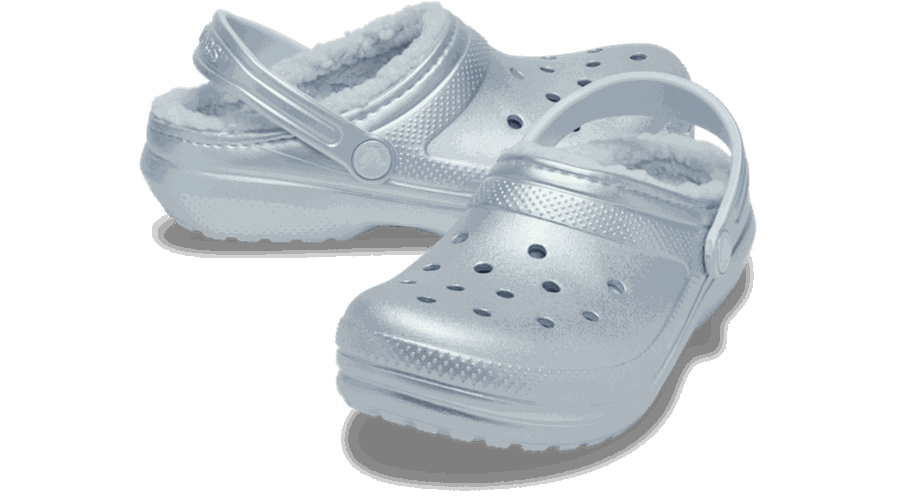 Classic Tinted Metallic Lined Sabots Enfants Sky Ice 28 - Crocs - Modalova