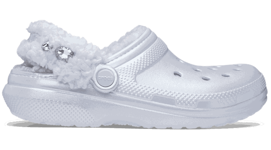 Classic Fleece Lined Metallic Gems Sabots Unisex Sky Ice 43 - Crocs - Modalova