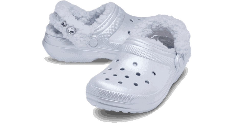 Classic Fleece Lined Metallic Gems Sabots Unisex Sky Ice 43 - Crocs - Modalova