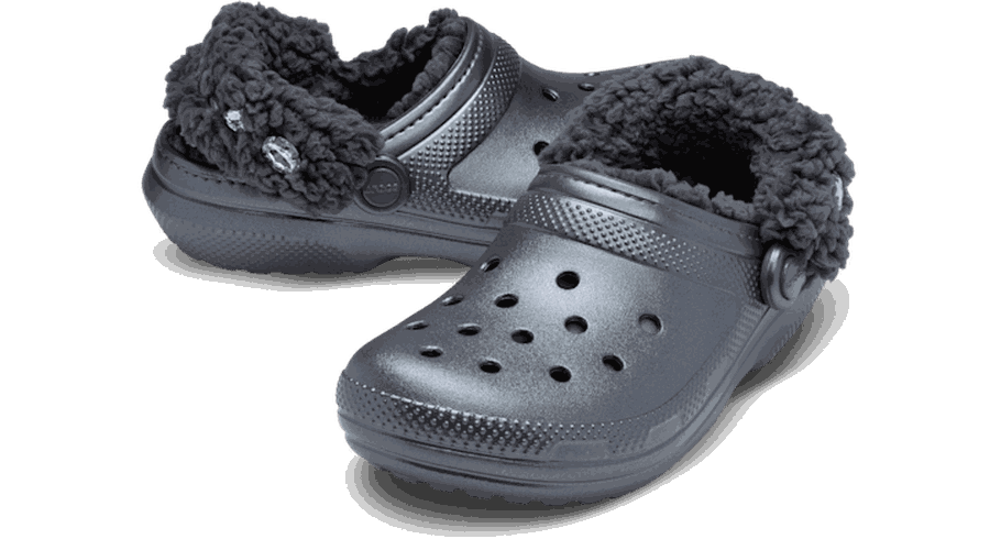 Classic Fleece Lined Metallic Gems Sabots Unisex Carbon 43 - Crocs - Modalova