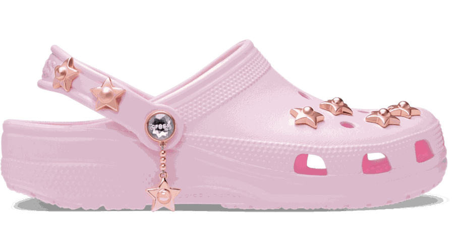 Crocs Classic Metal Minis Sabots Unisex Pink Milk 33 - Crocs FR Feed New - Modalova