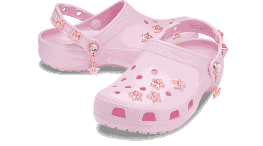 Classic Metal Minis Sabots Unisex Pink Milk 34 - Crocs - Modalova