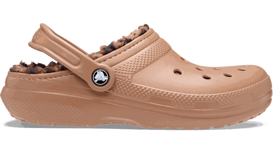 Crocs Classic Lined Animal Sabots Unisex Sepia 43 - Crocs FR Feed New - Modalova
