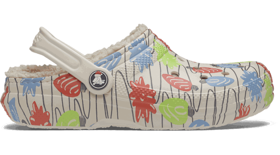 Classic Lined String Lights Sabots Unisex Summit White 43 - Crocs - Modalova