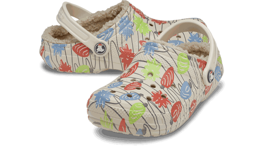 Classic Lined String Lights Sabots Unisex Summit White 43 - Crocs - Modalova