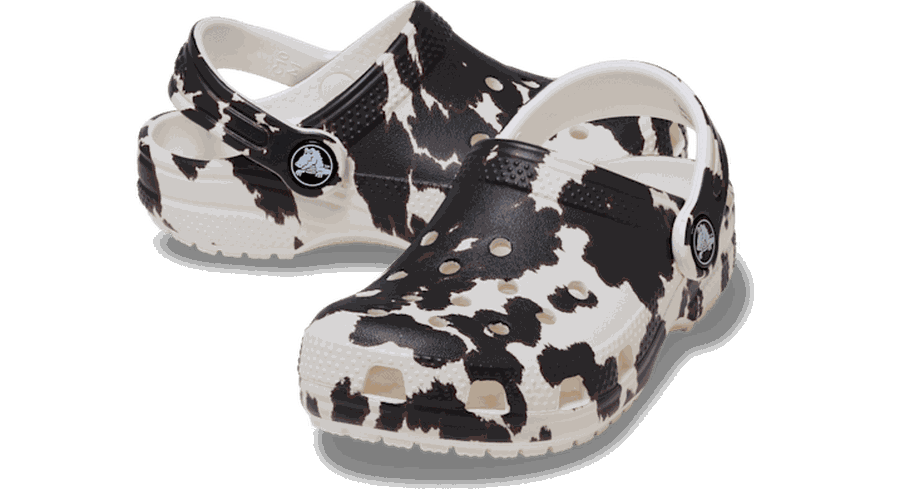 Toddlers Classic Pop Animal Sabots Enfants Chalk/Multi 25 - Crocs - Modalova