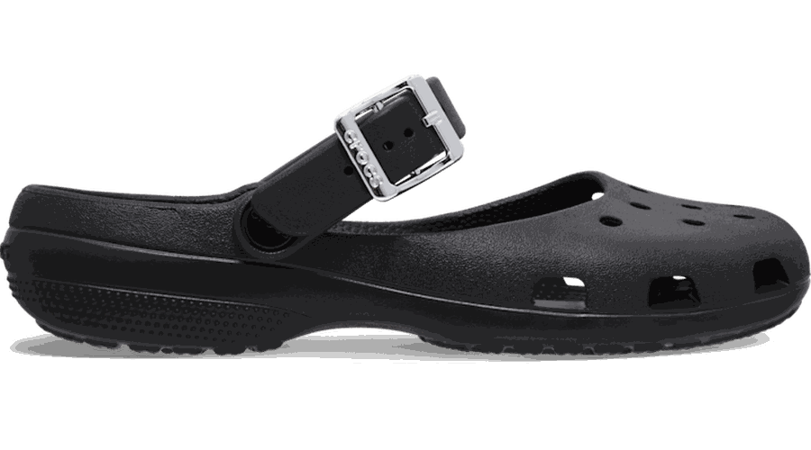 Classic Metallic Buckle Ballet Ballerines s Black / Silver 39 - Crocs - Modalova