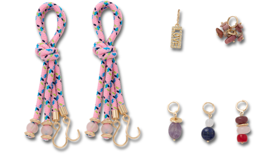 Hook Laces and Charms Kit Chaussures Unisex Light Pink OS - Crocs - Modalova