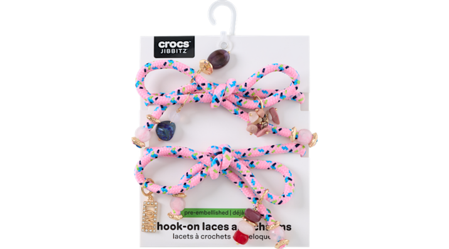 Hook Laces and Charms Kit Chaussures Unisex Light Pink OS - Crocs - Modalova