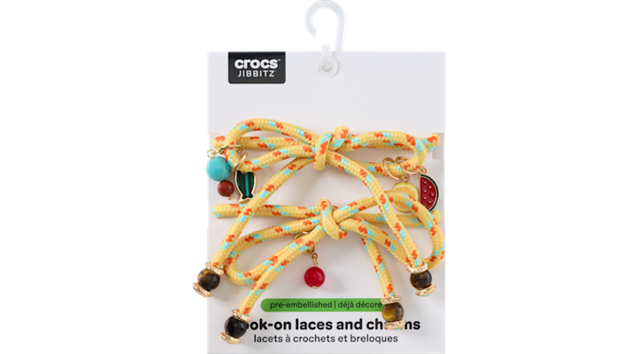 Hook Laces and Charms Kit Chaussures Unisex Yellow OS - Crocs - Modalova