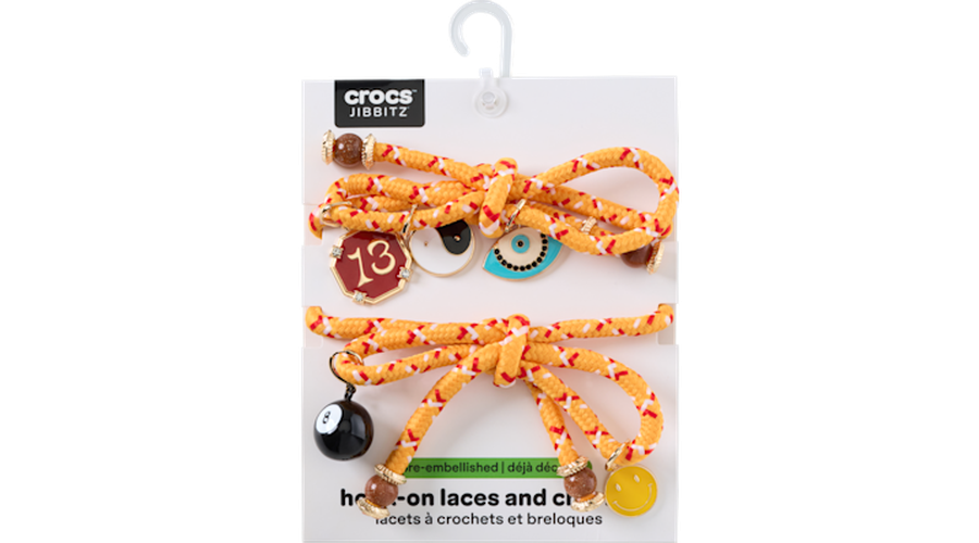 Hook Laces and Charms Kit Chaussures Unisex Orange (Coral) OS - Crocs - Modalova