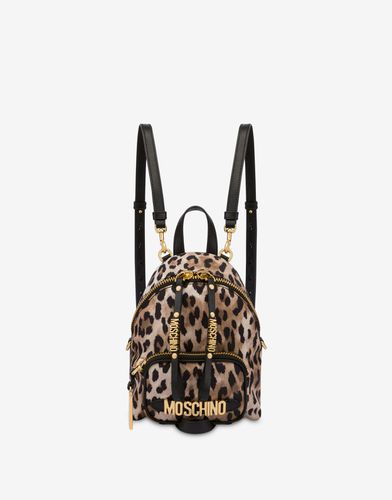 Mini Sac À Dos Leopard Print - Moschino - Modalova