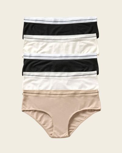Lot de 5 culottes style hipster - Leonisa - Modalova
