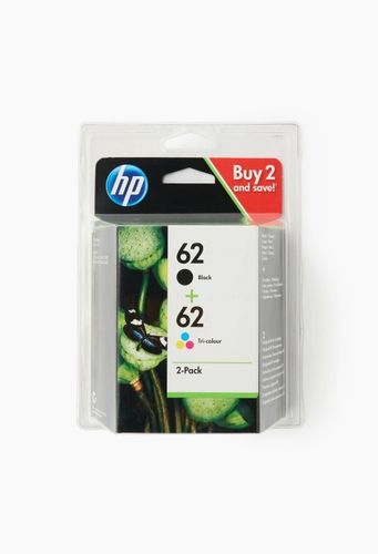 Cartouches d'encres noire et couleurs N°62 - HP - Modalova
