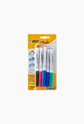 Feutres effaçables à sec médium, coloris assortis - BIC - Modalova