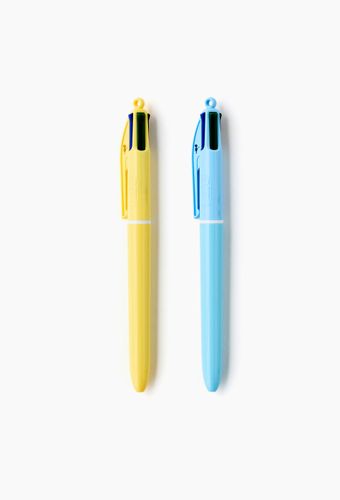 Stylo bille 4 couleurs - Pastel - BIC - Modalova
