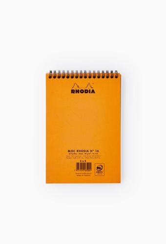 Bloc notes, 14,8x21cm, petits carreaux, 80 feuilles - RHODIA - Modalova