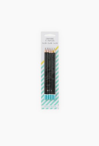 Lot de 5 crayons : HB - B - H - MONOPRIX - Modalova