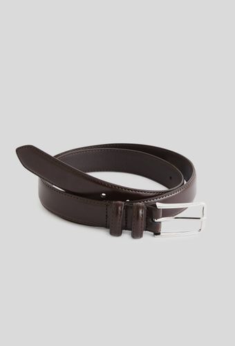 Ceinture unie en cuir lisse - MONOPRIX - Modalova