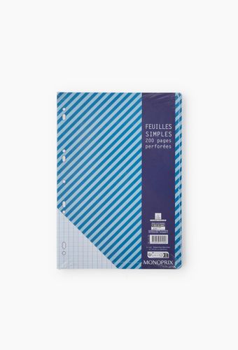 Feuilles simples, A4, grands carreaux - MONOPRIX - Modalova