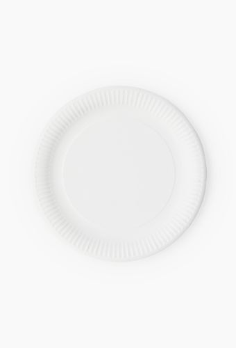 Assiettes en carton, blanc, 29cm - MONOPRIX - Modalova