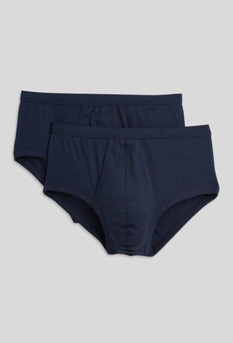 Lot de 2 slips taille haute ouvert côte fine en coton , certifié OEKO-TEX - EMINENCE - Modalova