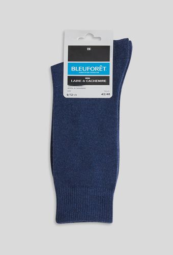 Paire de chaussettes en laine contenant du cachemire Bleuforêt - BLEU FORET - Modalova