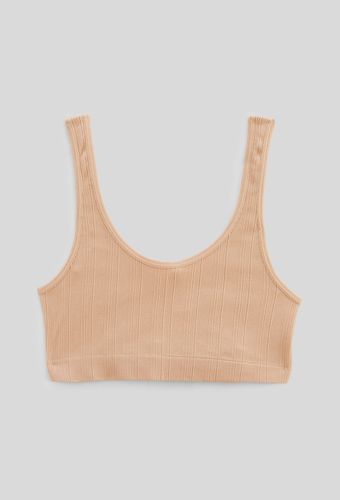Brassière côtelée sans coutures - MONOPRIX - Modalova