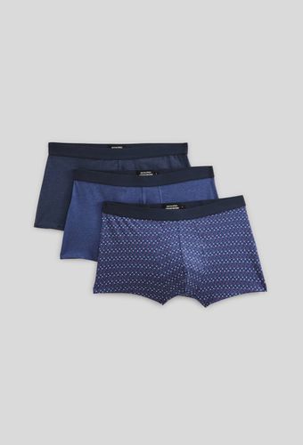 Lot de 3 boxers en coton BIO, certifiés OEKO-TEX - MONOPRIX - Modalova