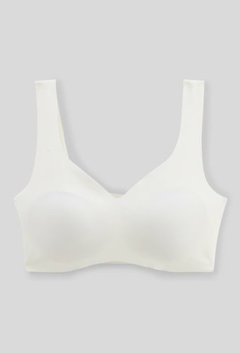 Brassière confort en microfibre avec coques amovibles - MONOPRIX - Modalova