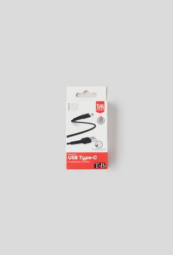 Câble USB A vers USB C 1m, connecteurs renforcés & charge rapide 18W - TNB - Modalova