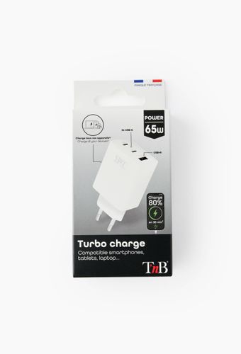 Chargeur secteur 1 usb 2 usb-c, 65 watts - TNB - Modalova