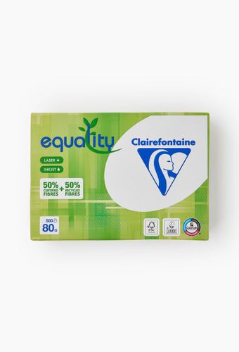 Ramette de papier, blanc, A4, 80gr/m², 50% de fibres recyclables et 50% de fibres certifiées PEFC - Clairefontaine - Modalova