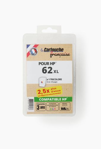 HP 62XL cartouche d encre couleur - CARTOUCHE FRANCAISE - Modalova