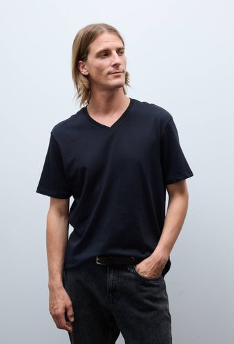 T-shirt manches courtes col v en coton BIO GOTS - MONOPRIX - Modalova