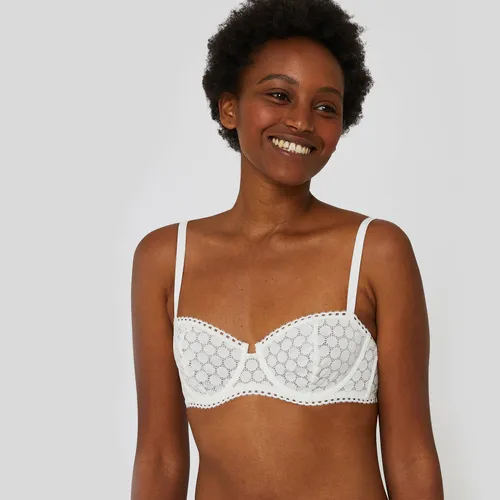 Soutien-gorge corbeille balconnet ROMY en dentelle, Oeko-Tex - MONOPRIX FEMME - Modalova