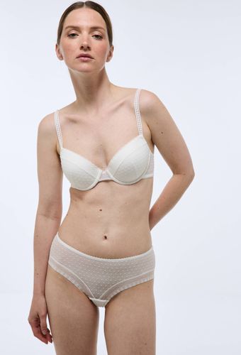 Soutien-gorge corbeille paddé ADELE en tulle floqué - MONOPRIX - Modalova