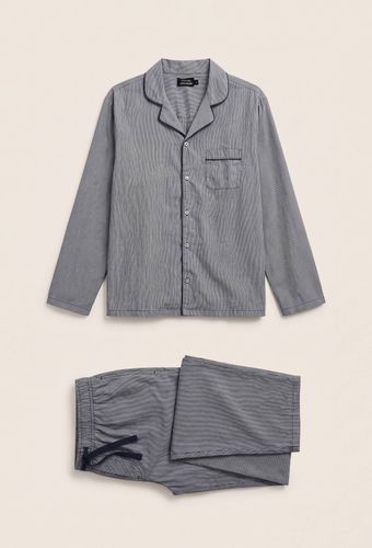Pyjama Chemise manches longues et pantalon rayé en coton BIO GOTS - MONOPRIX - Modalova