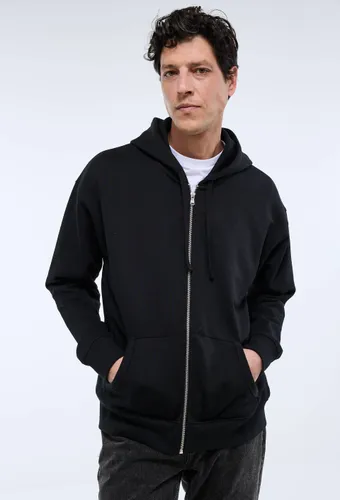 Sweat molleton à capuche zippé en coton BIO GOTS - MONOPRIX - Modalova