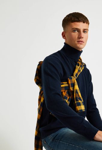 Pull col roulé en mélange laine et cachemire - MONOPRIX - Modalova