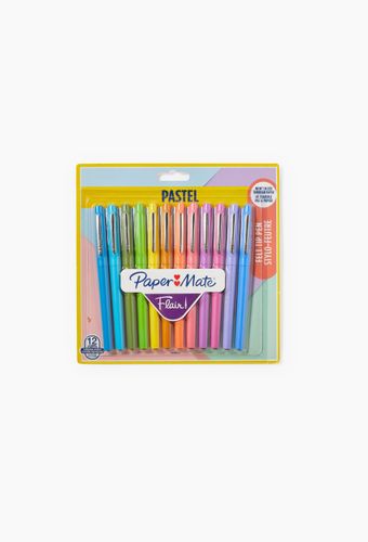 Feutres d'écriture Flair, couleurs pastel assorties - PAPERMATE - Modalova
