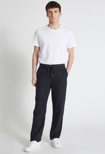 Pantalon élastiqué en lin - MONOPRIX PREMIUM - Modalova