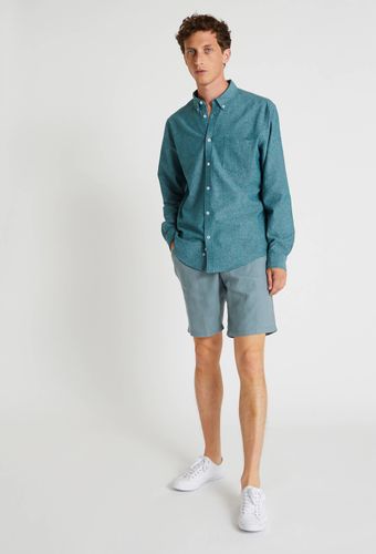 Bermuda boutonné en lin - MONOPRIX PREMIUM - Modalova