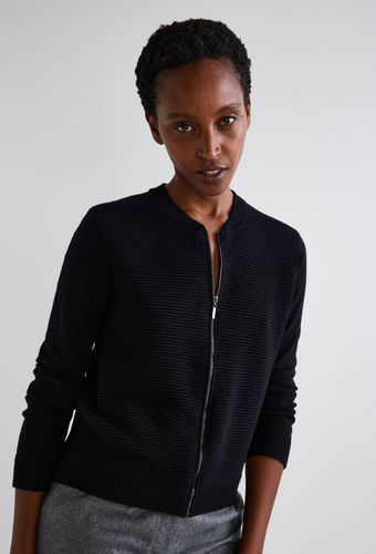 Cardigan zippé contenant de la laine et du cachemire - MONOPRIX - Modalova