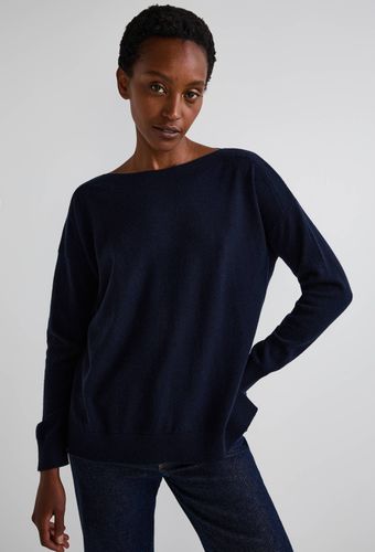 Pull col bateau contenant de la laine et du cachemire - MONOPRIX - Modalova